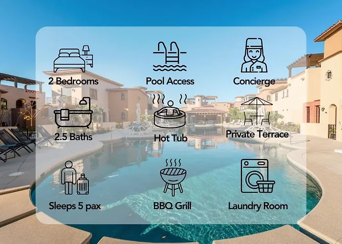 Сasa de vacaciones Cozy 2 Bedroom With Private Terrace & Bbq In Quivira *